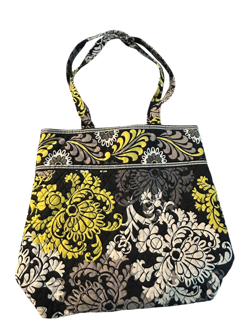 Vera Bradley Baroque Paisley Shoulder Tote Bag w/Toggle EUC Casual Cottagecore - Picture 4 of 15